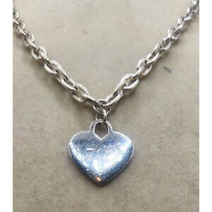 Heart Pendant Necklace With Silver Chain By VJ Jewelry